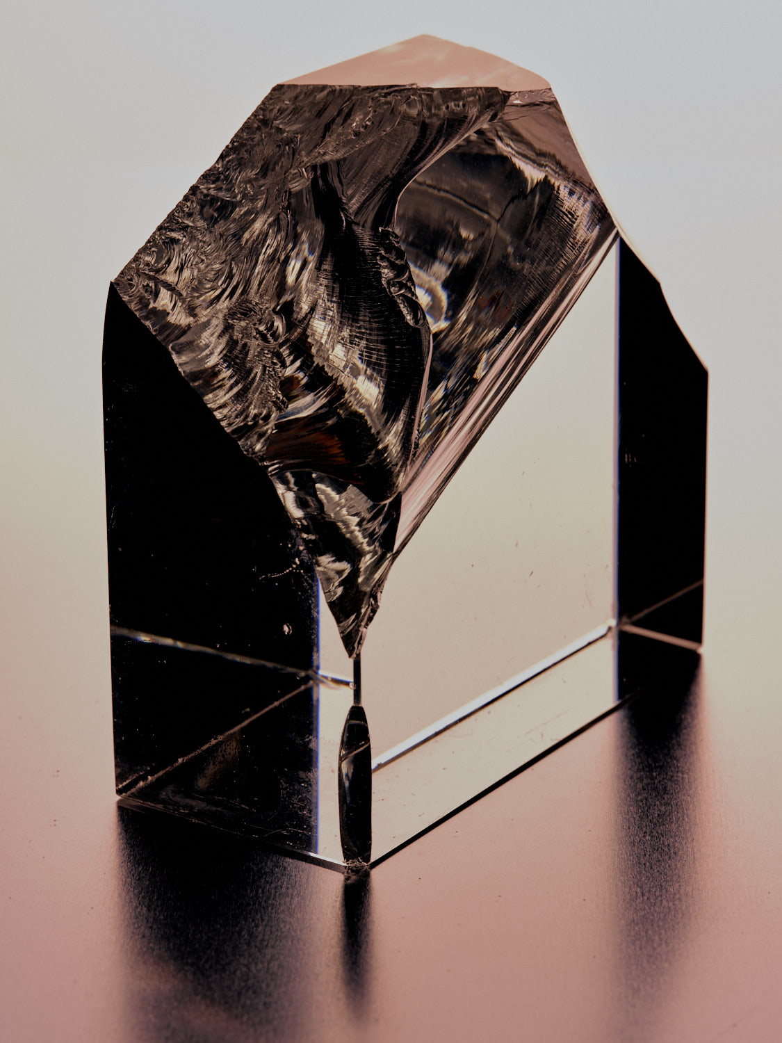 Crystal gem refracting light